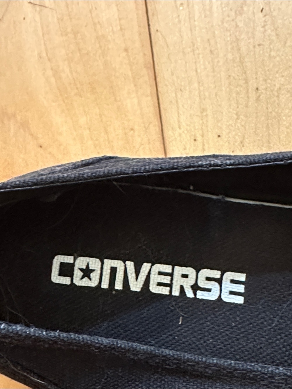 Converse Black Ballet Slip-On Canvas Sneakers - Picture 6 of 9